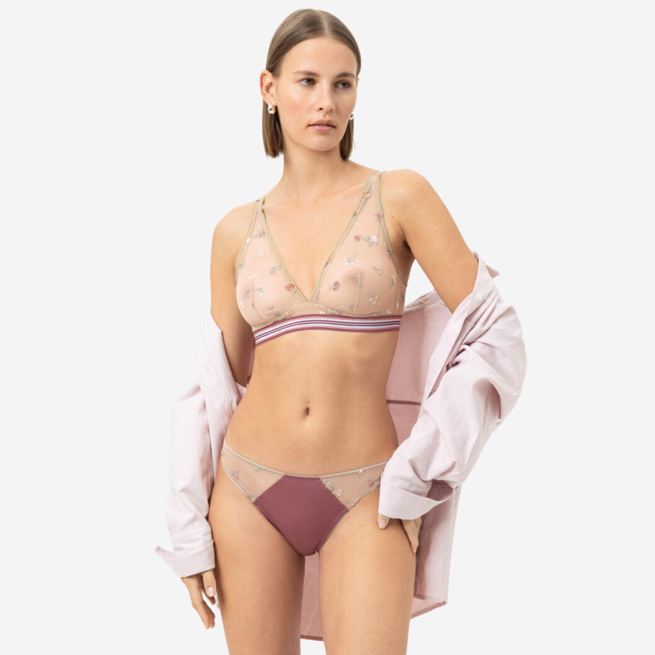 Serie Poetry Bloom & Memory Triangle Bra In Java