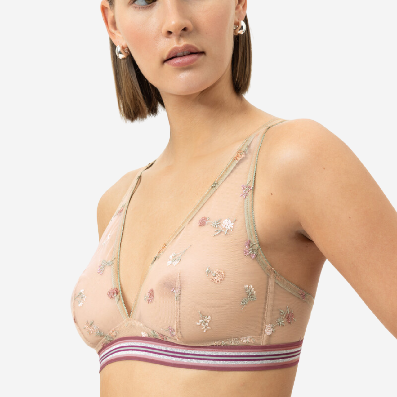 Serie Poetry Bloom & Memory Triangle Bra In Java