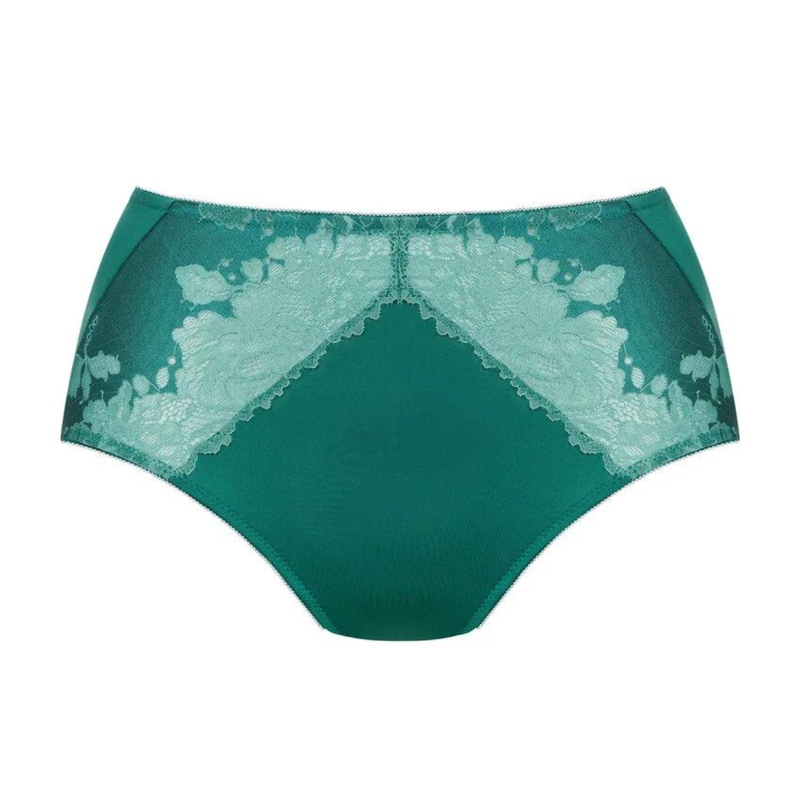 Serie Luxurious High Waisted Brief in Opal Green