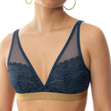 Serie Poetry Posh Soft Triangle Bra in Deep Shadow