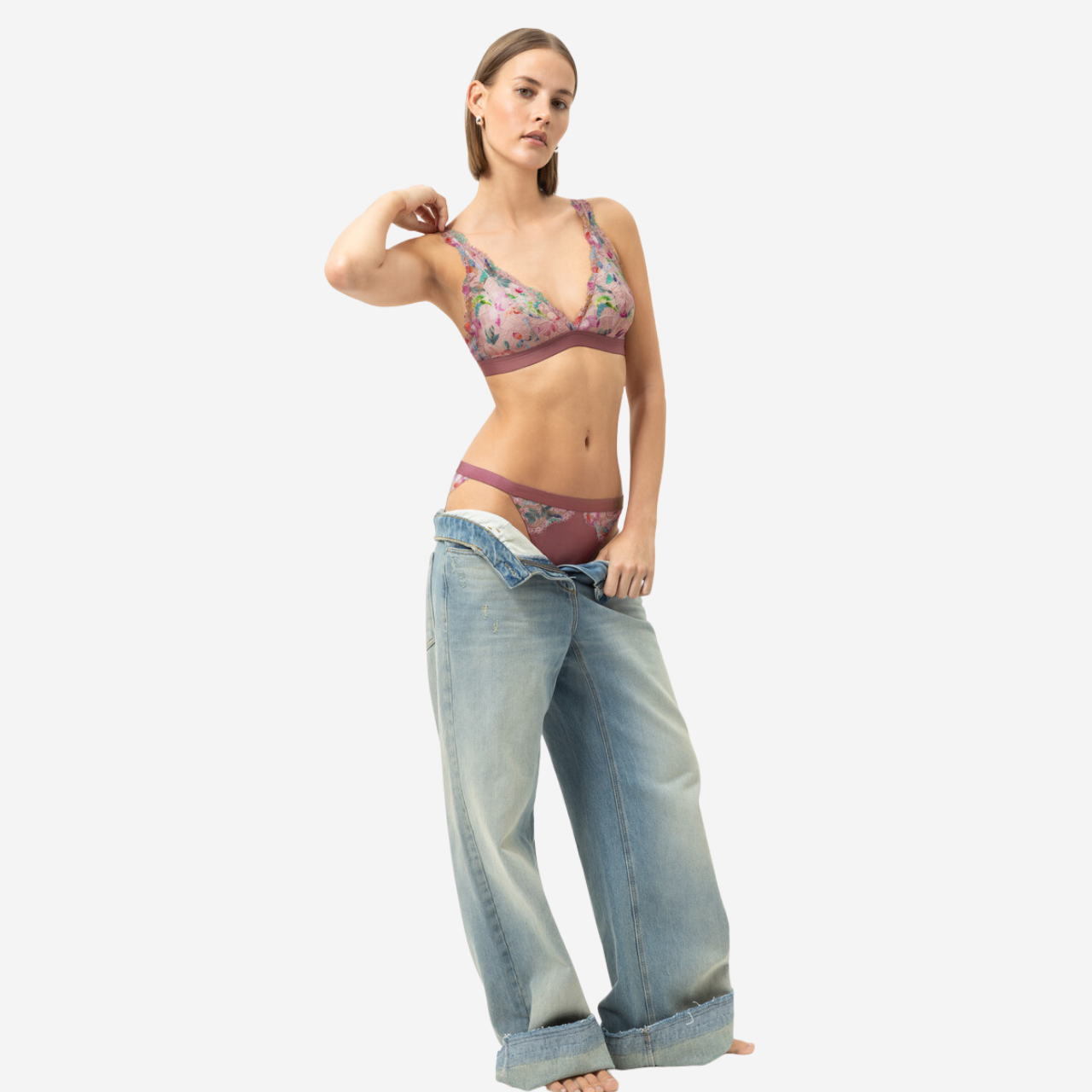 Serie Poetry Vogue Triangle Padded Bra in Java