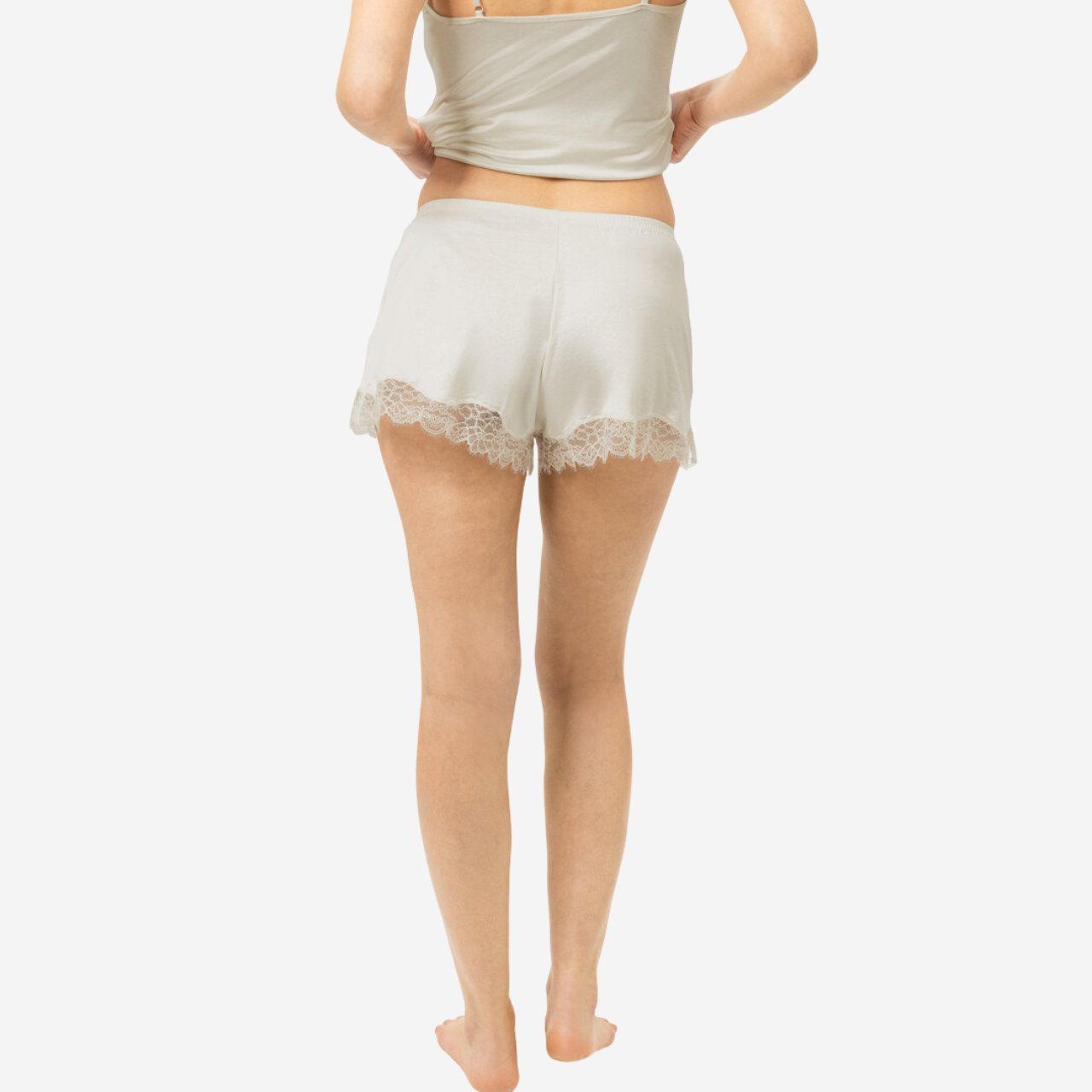 Mey Pure Shine Lace Cami Pyjama Set in Champagne