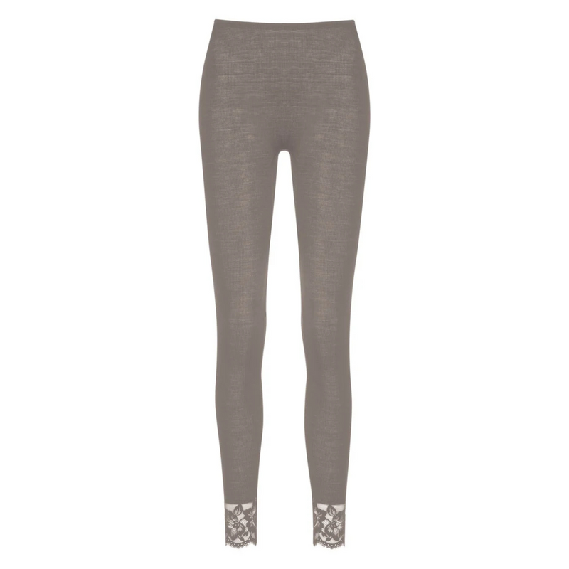 Serie Wool Love Leggings in Deep Taupe