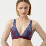 Serie Poetry Dream Triangle Padded Bra in Boysenberry