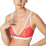 Serie Poetry Style Triangle Soft Bra in Lollipop Red