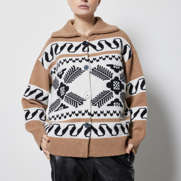 Elunia Wool Button Up Cardigan