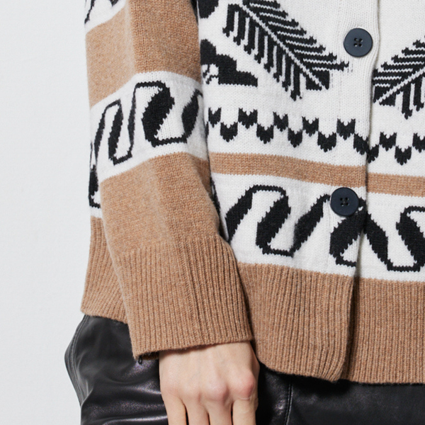 Elunia Wool Button Up Cardigan