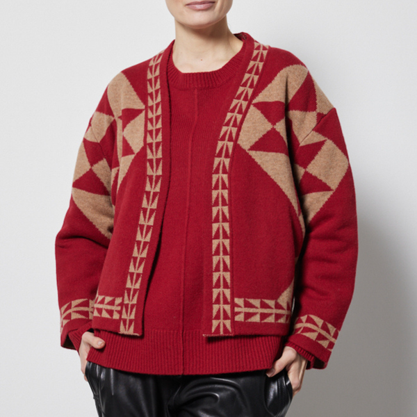 Magda Wool Open Cardigan