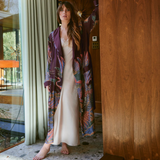 Crane Plum Gown