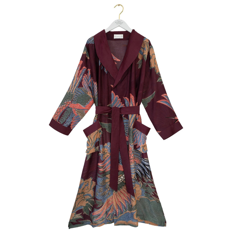 Crane Plum Gown