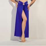 Petra Multi-Position Pareo Skirt in Myrtille