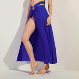 Petra Multi-Position Pareo Skirt in Myrtille