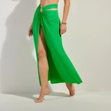 Petra Multi-Position Pareo Skirt in Pomme