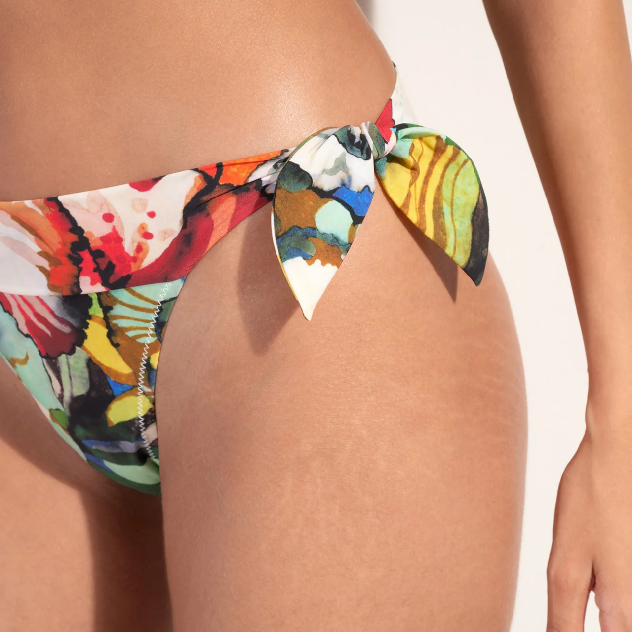 PAIN de SUCRE Women Diva Holi Printed Push-Up Top and Tobago High-Waisted Bikini Bottoms