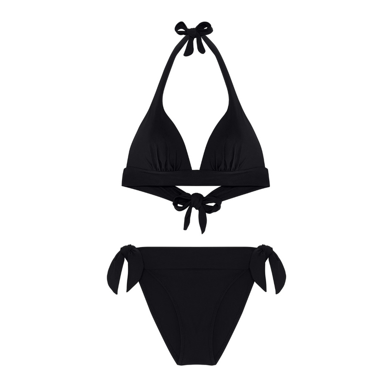Donia Diva Push Up Bikini in Black