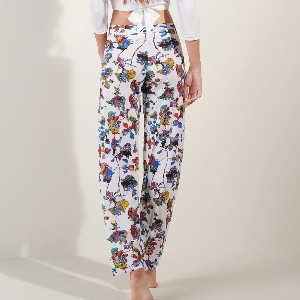 Myla Trouser in Wonderland Print