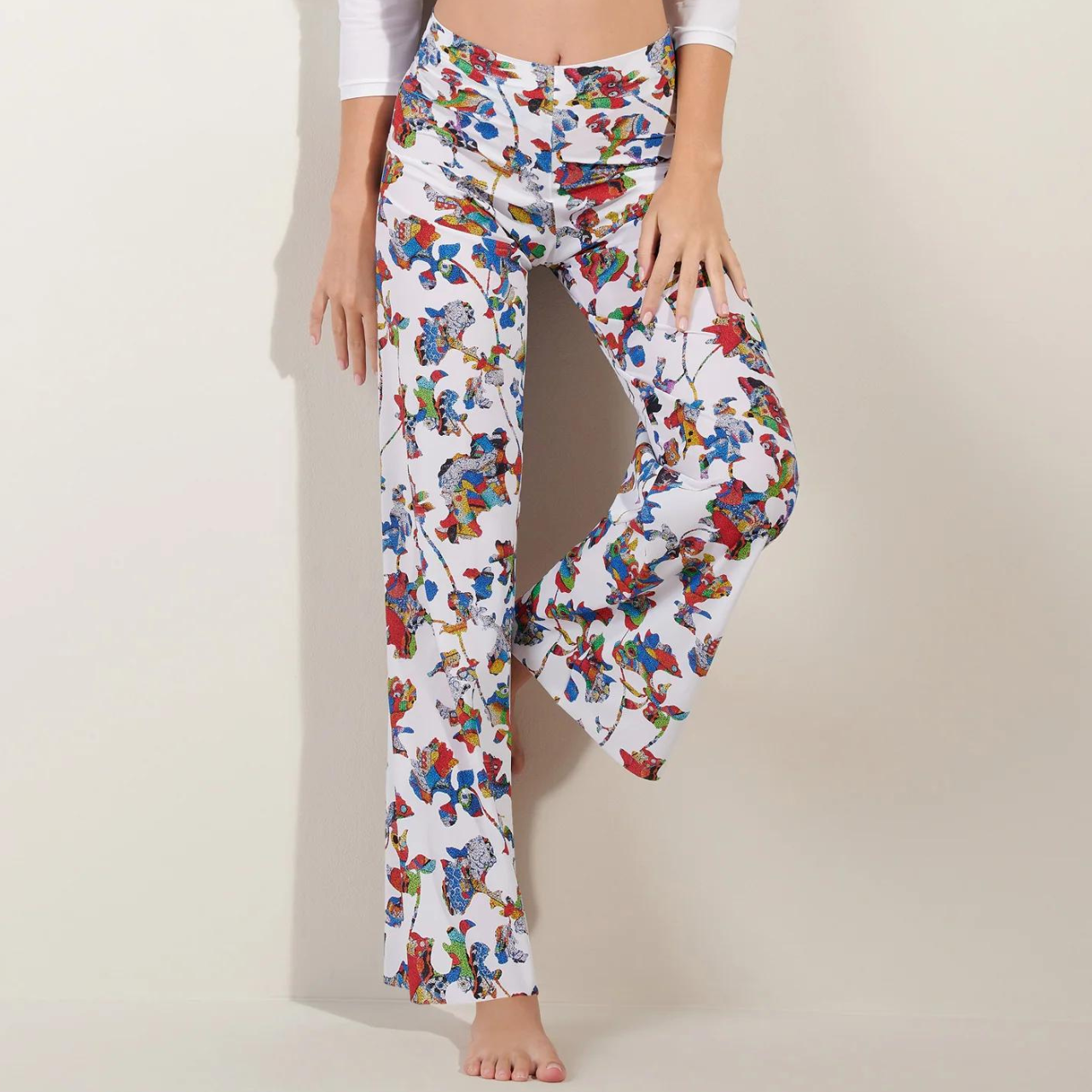 Myla Trouser in Wonderland Print