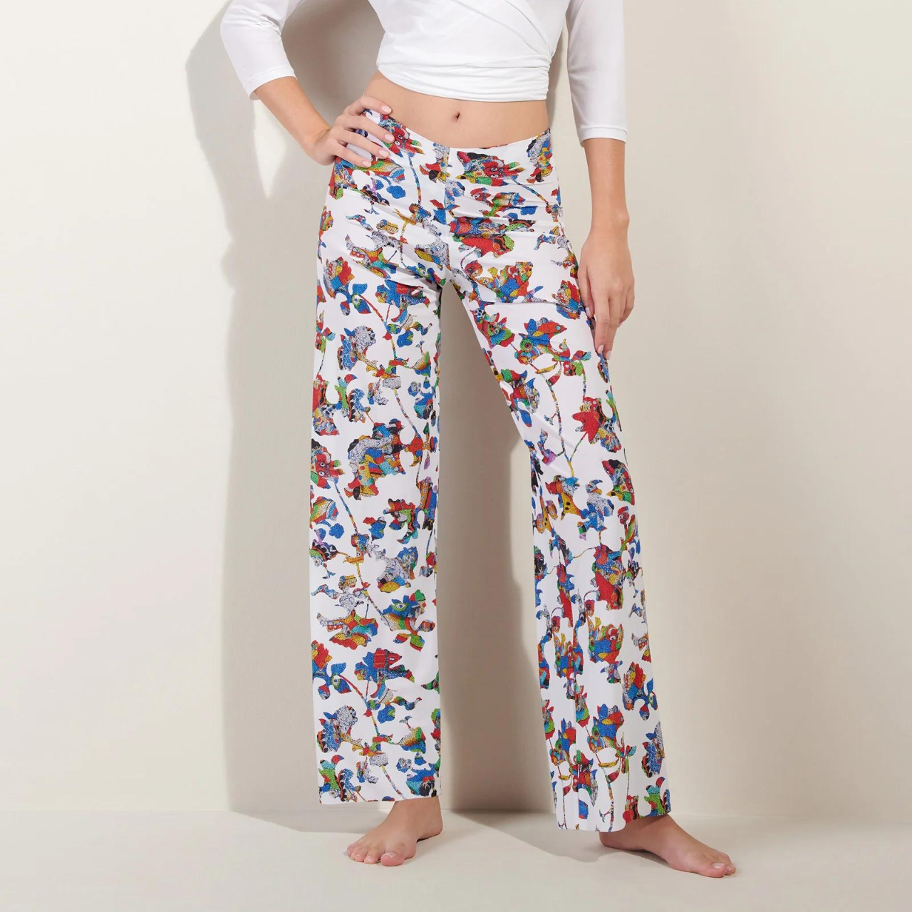 Myla Trouser in Wonderland Print