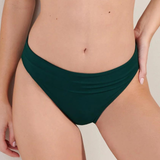 Tobago High Waisted Bikini Bottom in Bamboo