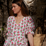 Francis Dress in Ruby Bloom