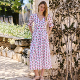 Francis Dress in Ruby Bloom