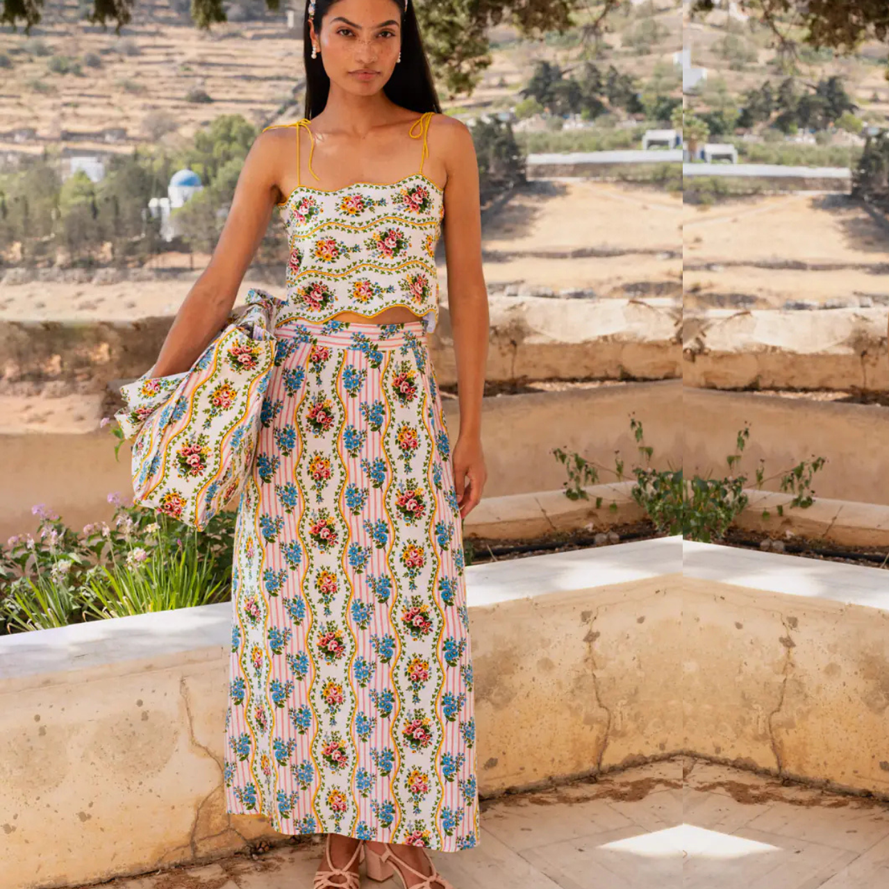 Vintage Bouquet Sicily Skirt