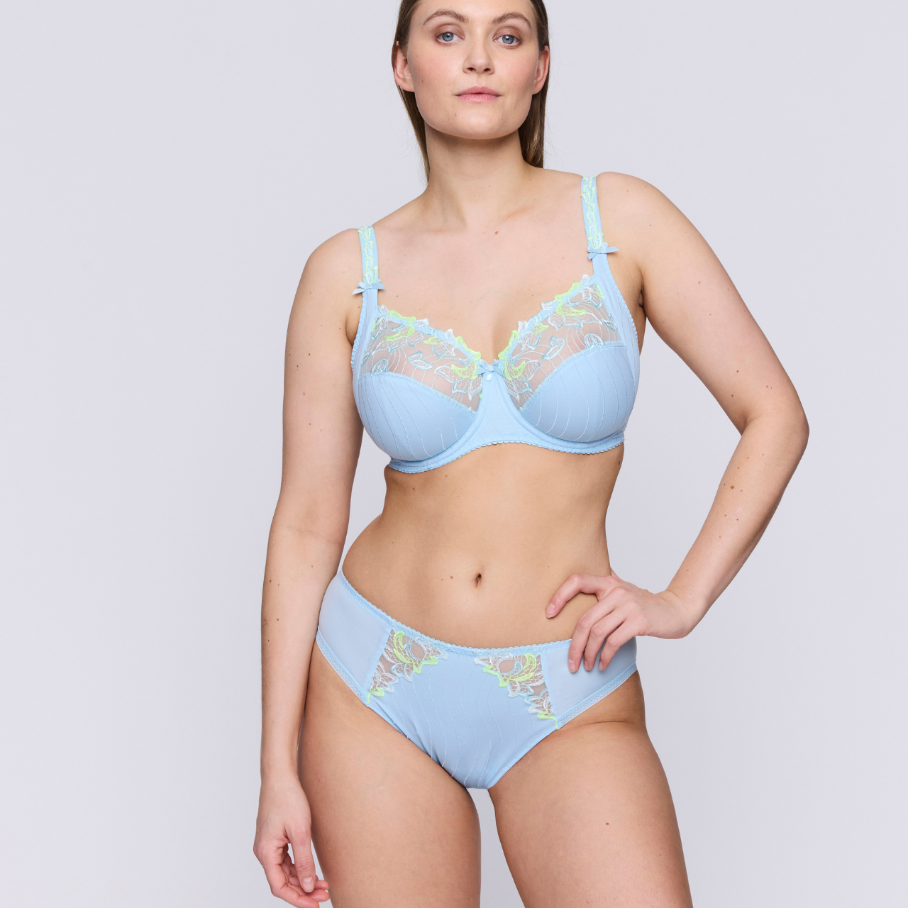 Deauville Full Cup Bra in Milky Blue