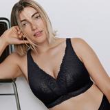Salerno Bralette in Midnight Blue