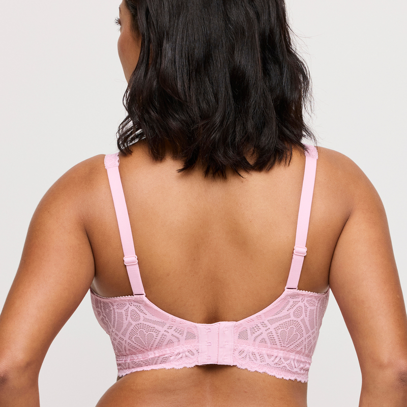 Salerno Bralette in Spring Rose