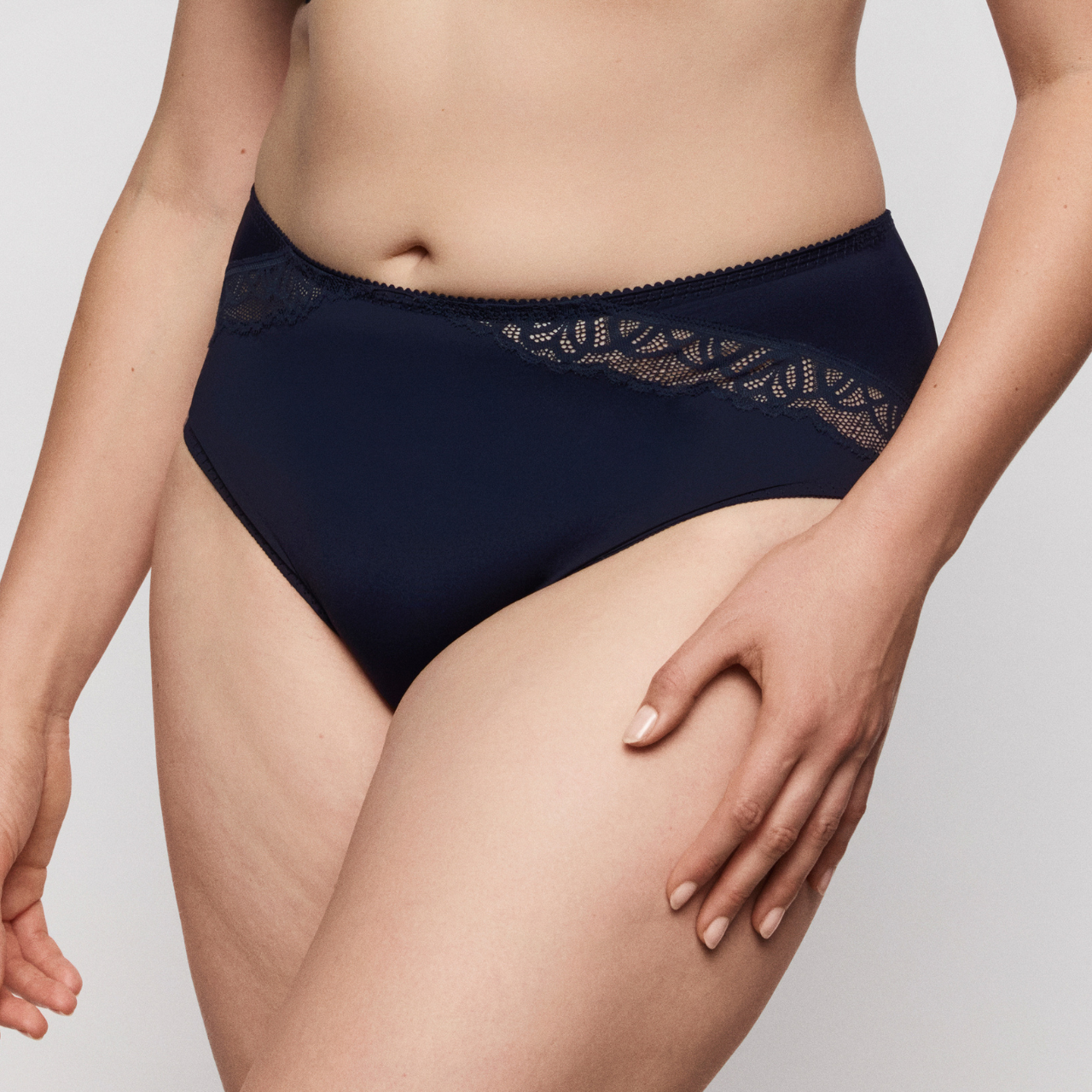 Salerno Full Briefs in Midnight Blue