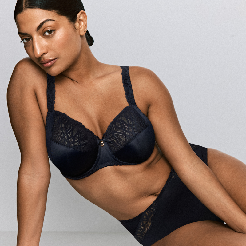 Salerno Full Cup Bra in Midnight Blue