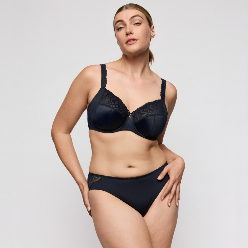 Salerno Full Cup Bra in Midnight Blue