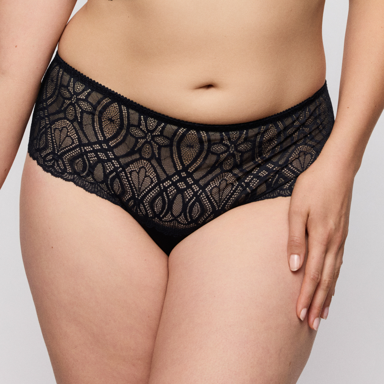 Salerno Luxury Thong in Midnight Blue