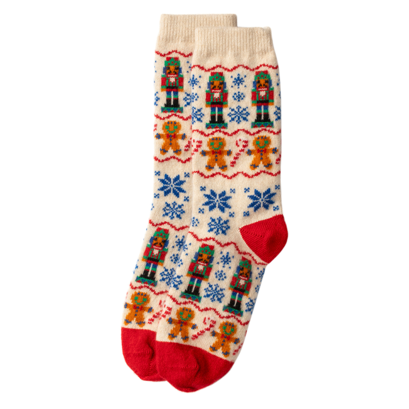 Cashmere Nutcracker Bed-Socks