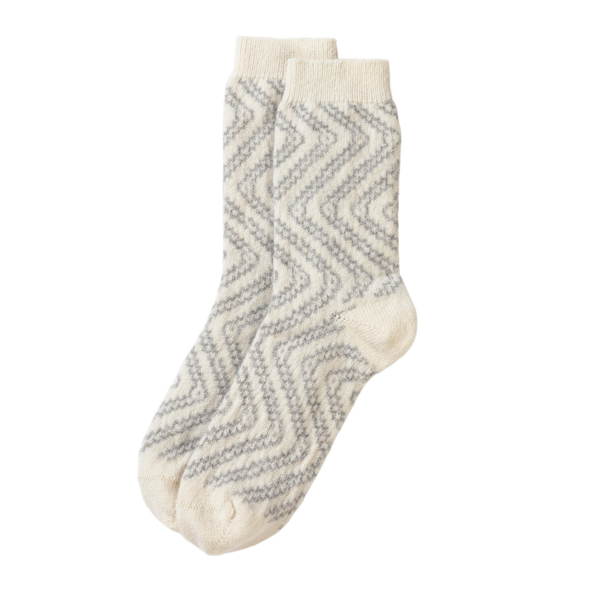 Swirly Cashmere Bed Socks