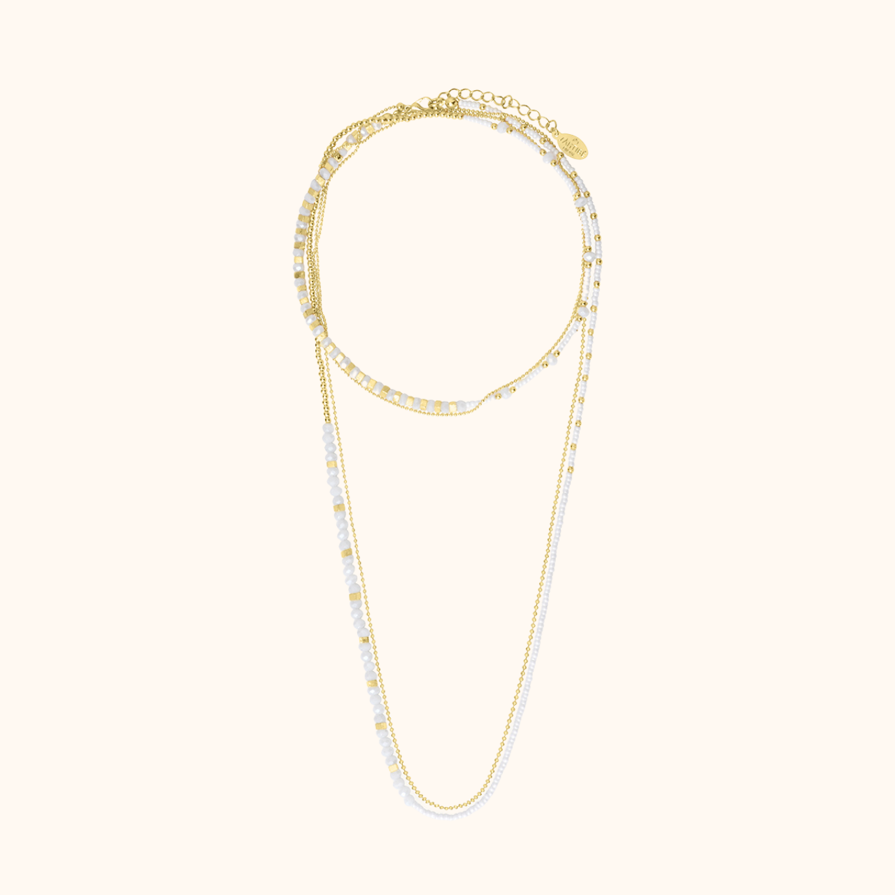 Divine Necklace-Bracelet 5 Turns Square