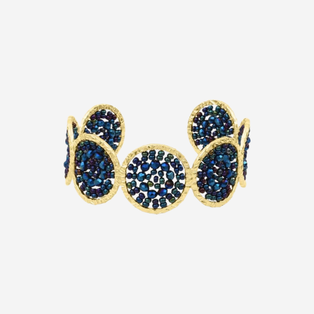 Manchette Marina Cuff in Navy Blue