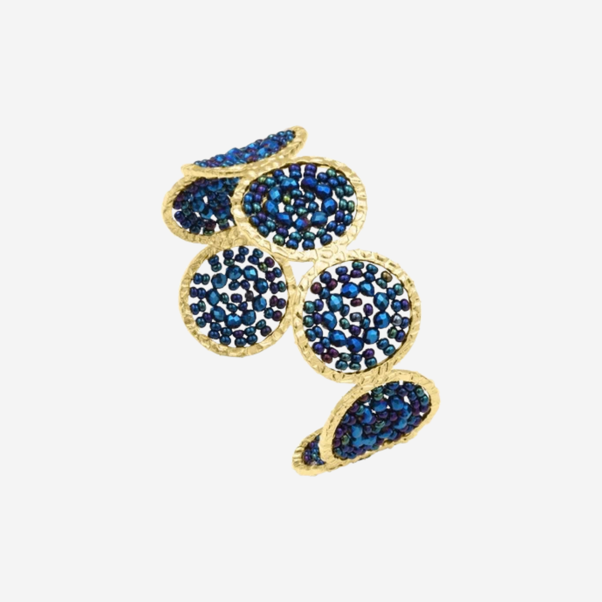 Manchette Marina Cuff in Navy Blue