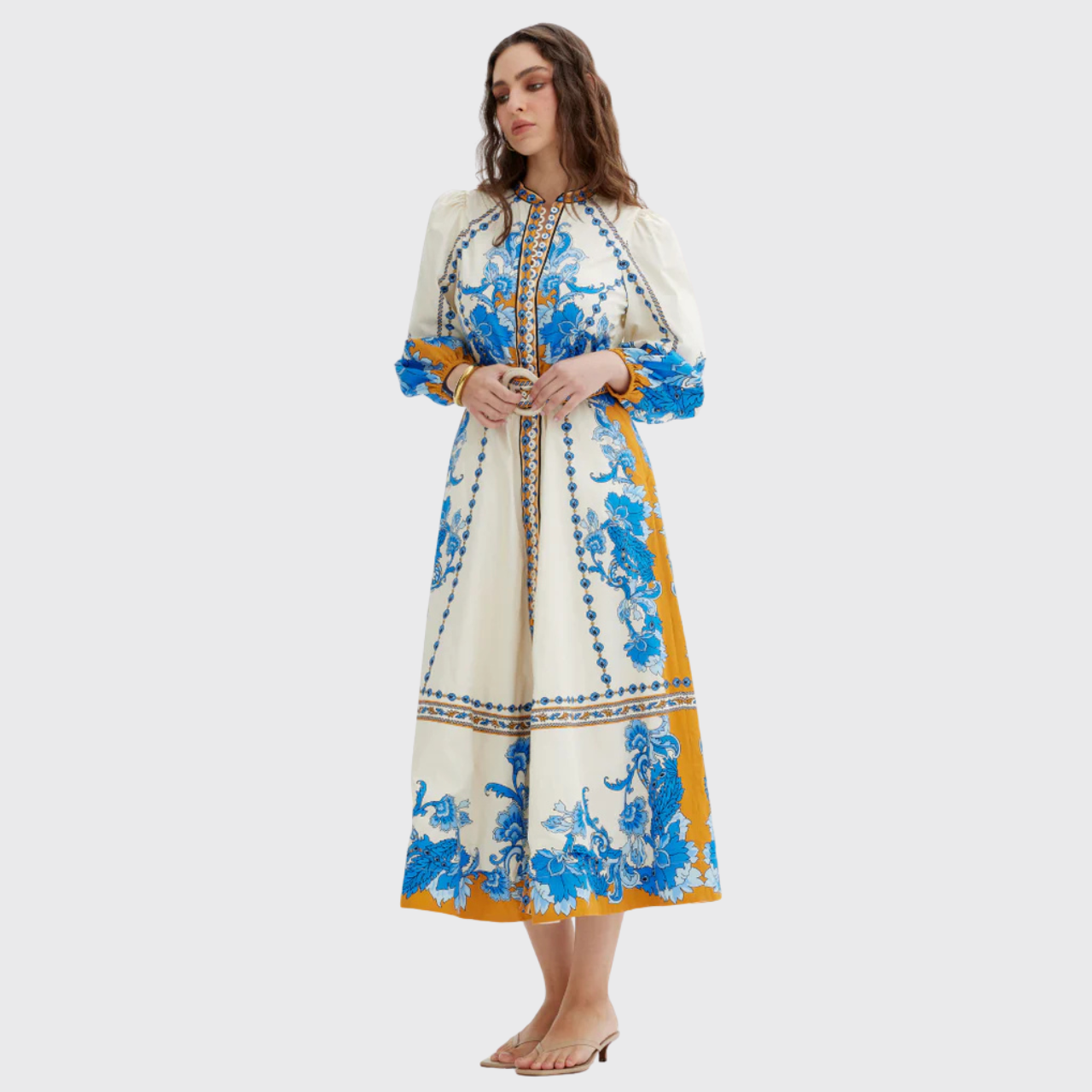 Baroqueen Floral Long Dress