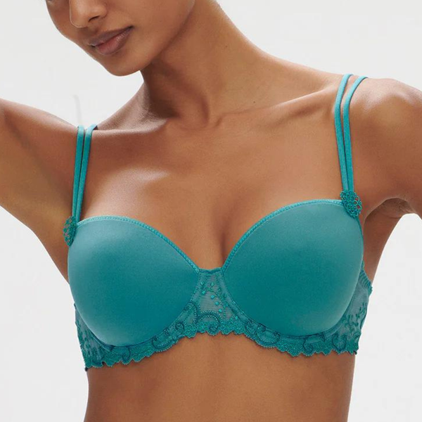 Delice 3D Spacer Bra in Atoll Blue