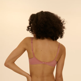 Delice 3D Spacer Bra in Smokey Pink