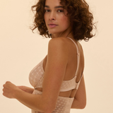 Plume Moulded Plunge Bra in Peau Rose