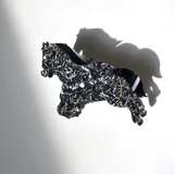 Hand Painted Animal Claw Hair Clips