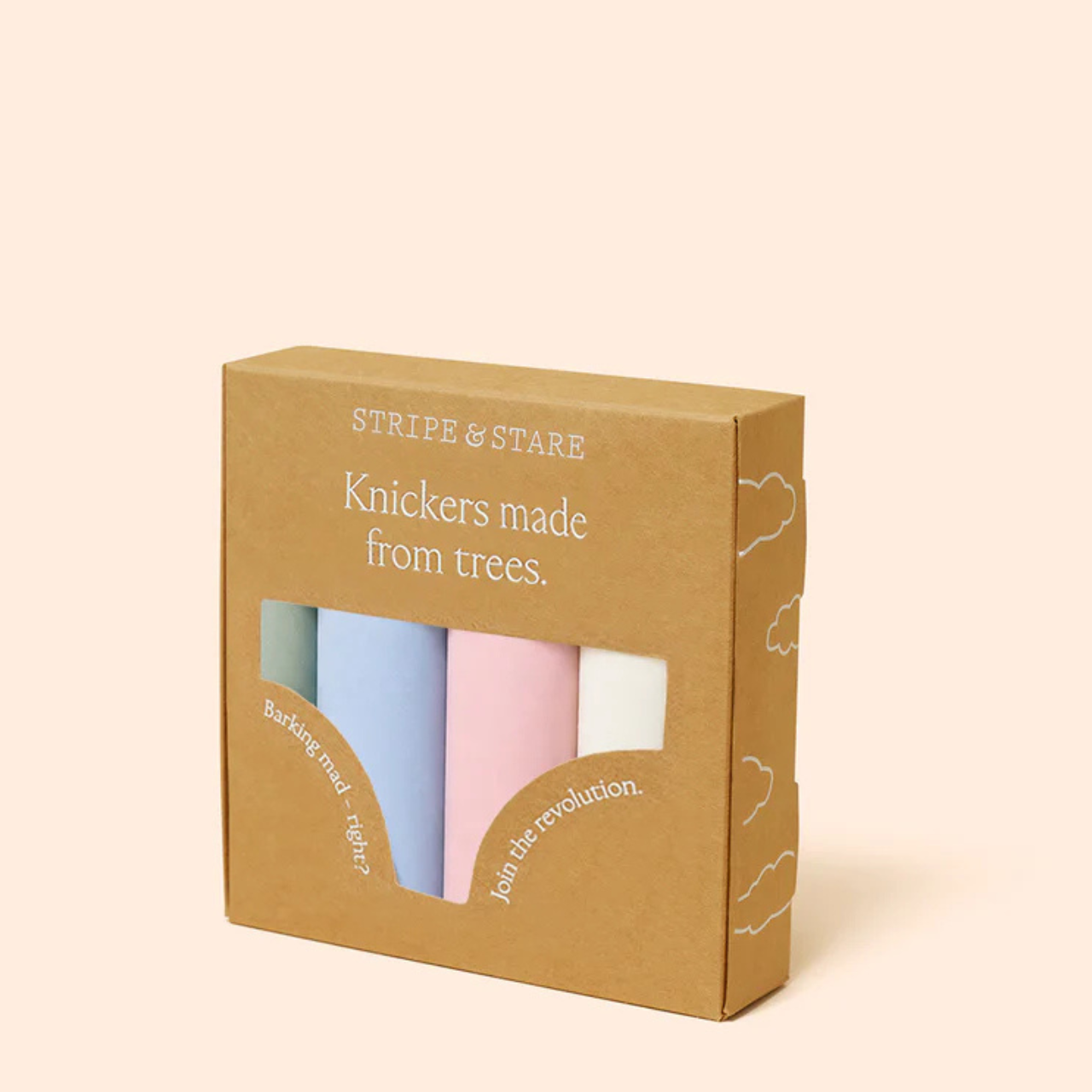 The Original Knicker Four Pack in Eucalyptus Pastels