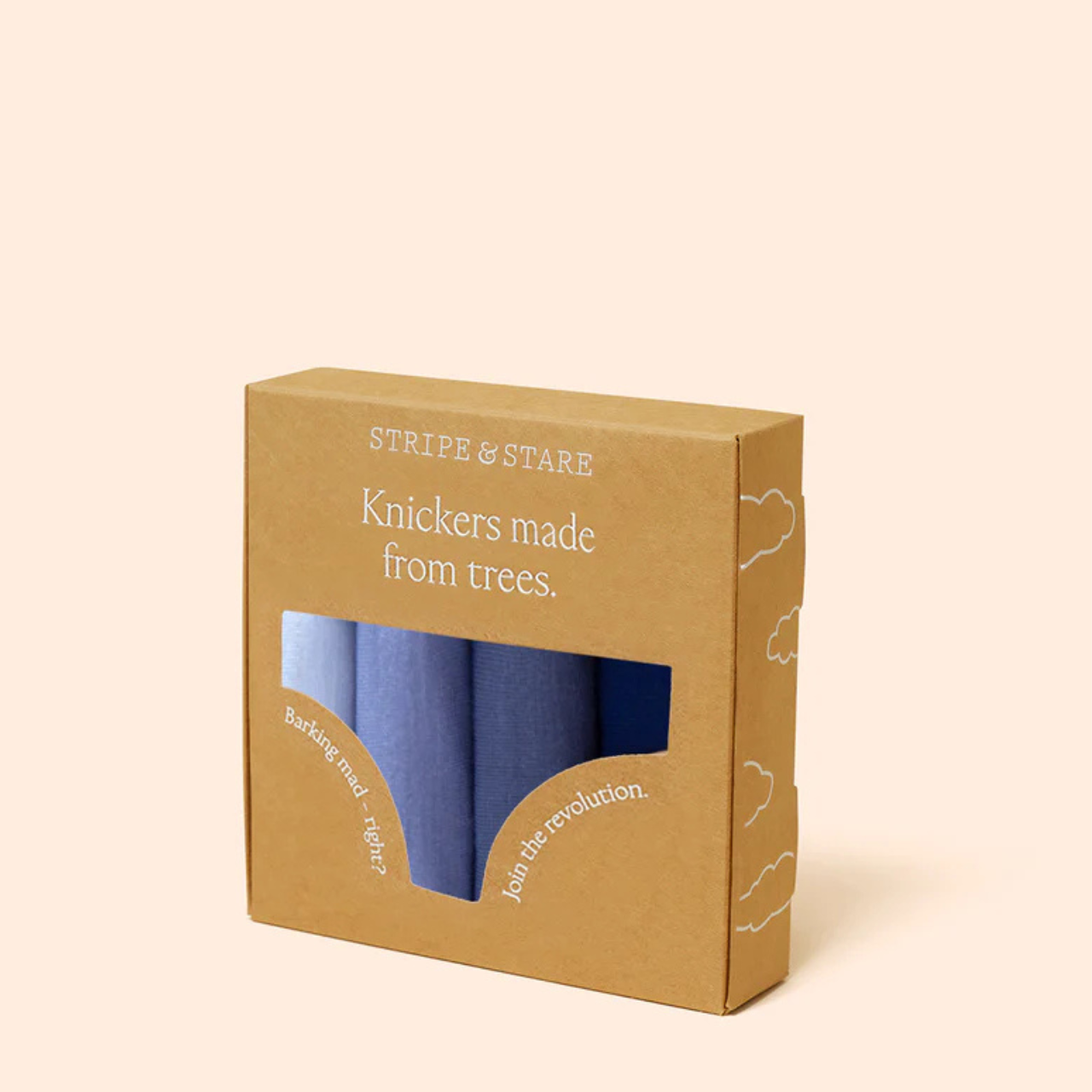 The Original Knicker Four Pack in Denim Blues