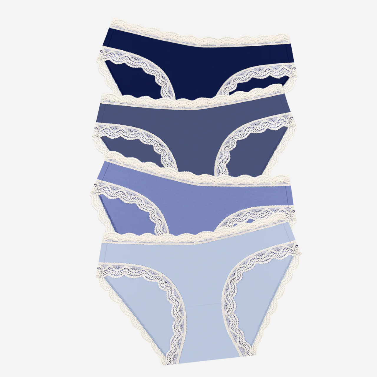 The Original Knicker Four Pack in Denim Blues
