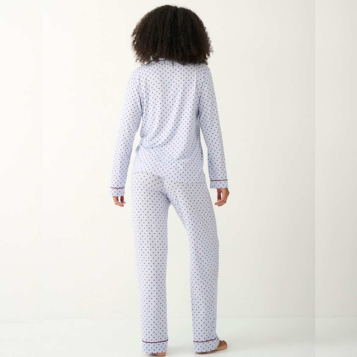 Long Pyjama Set - Icon Mini Hearts