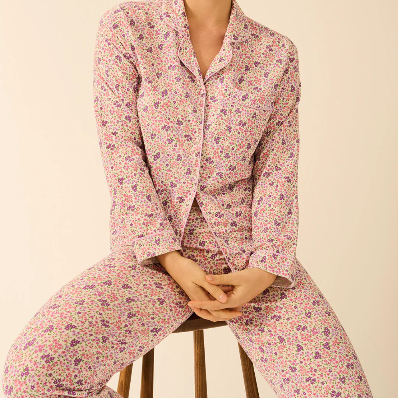 Long Pyjama Set - Lavender Haze