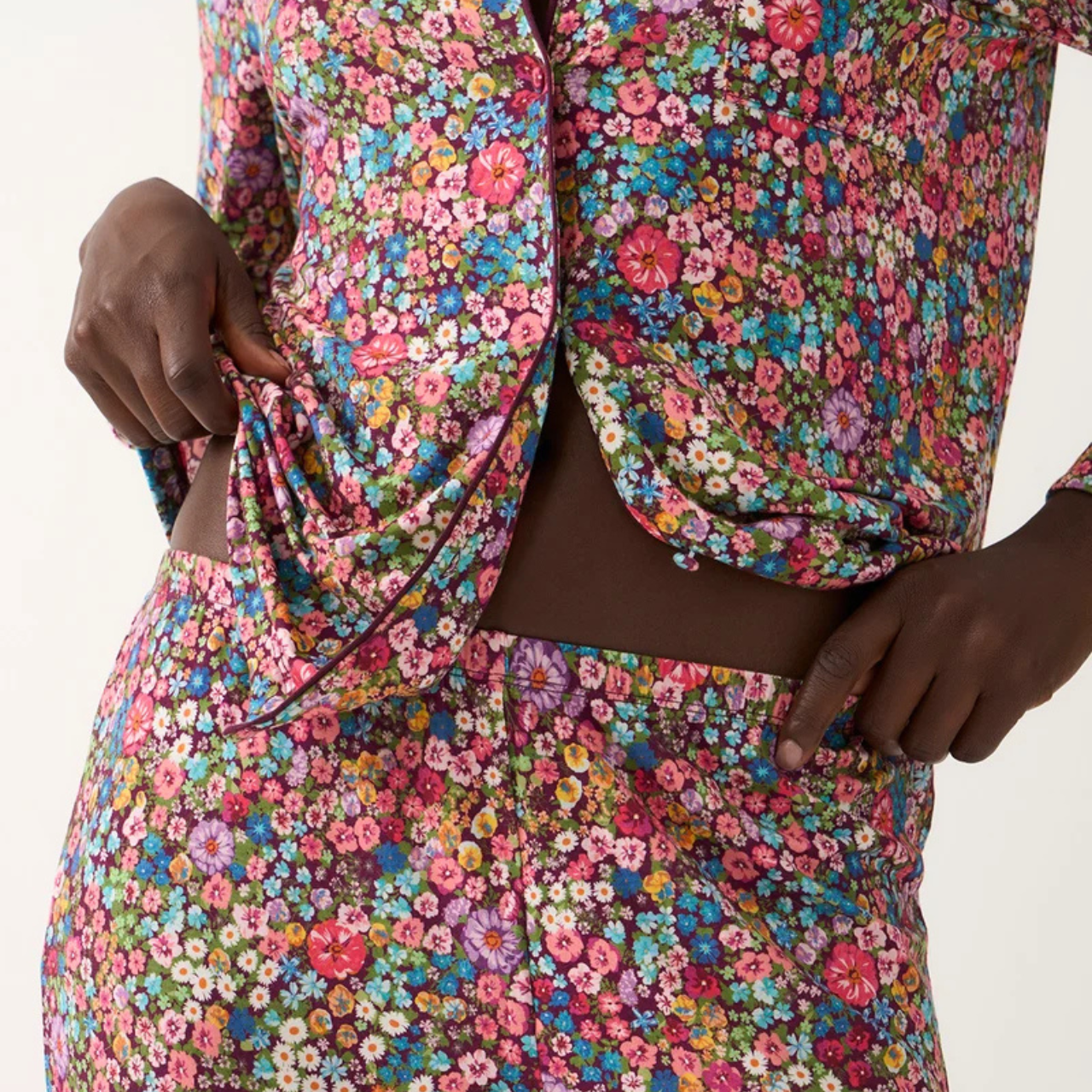 Long Pyjama Set - Pansy Pop