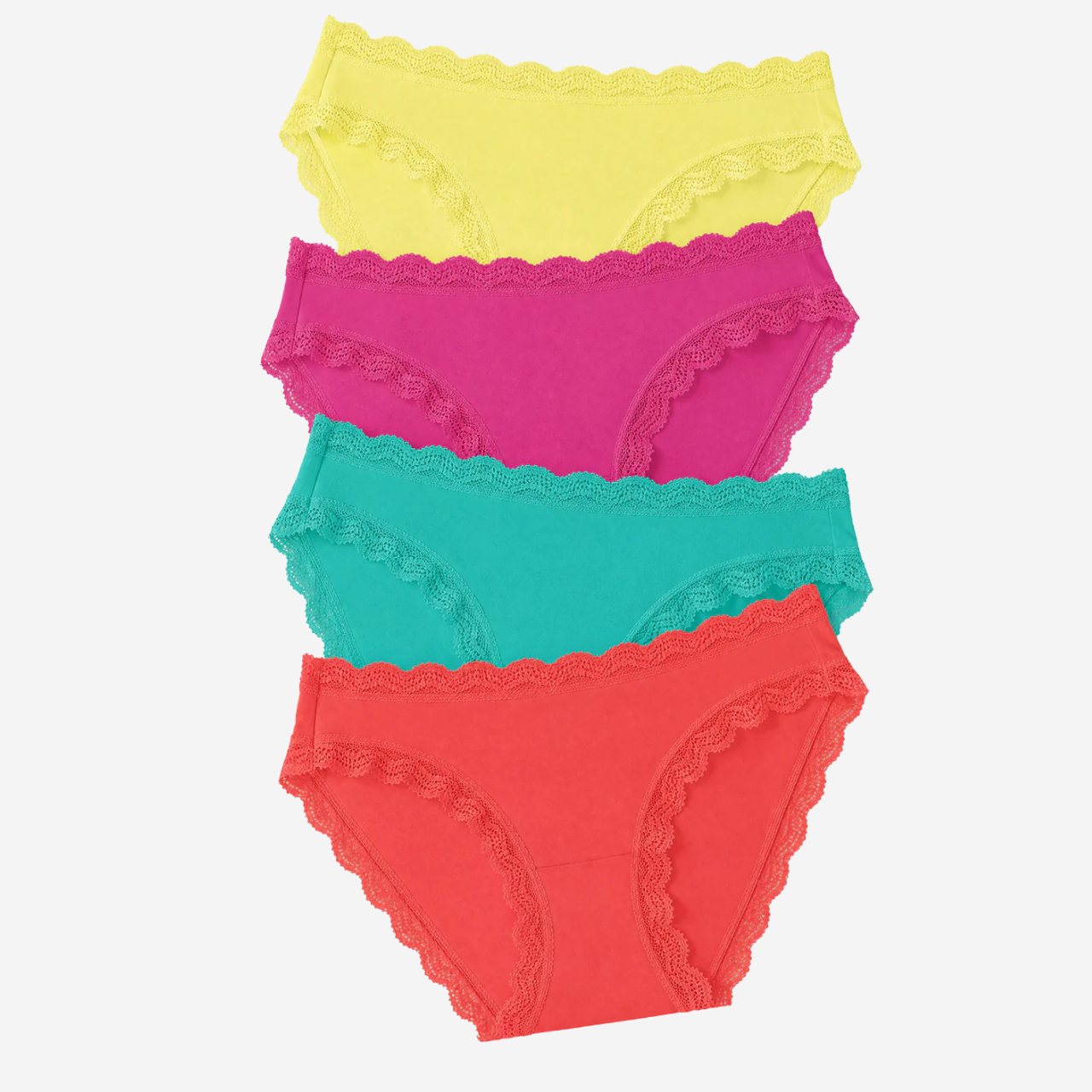The Original Knicker Four Pack in Paradise Brights